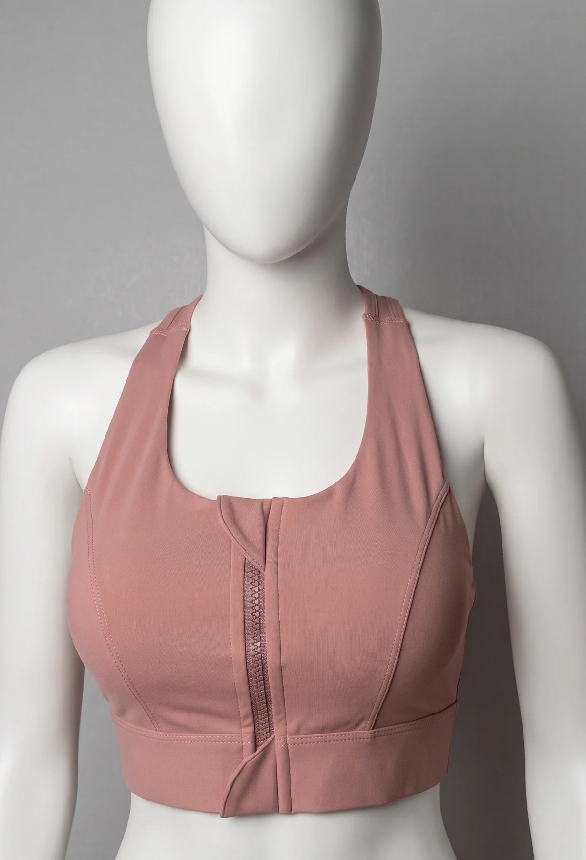Apex Front-Zip Comfort Sports Bra