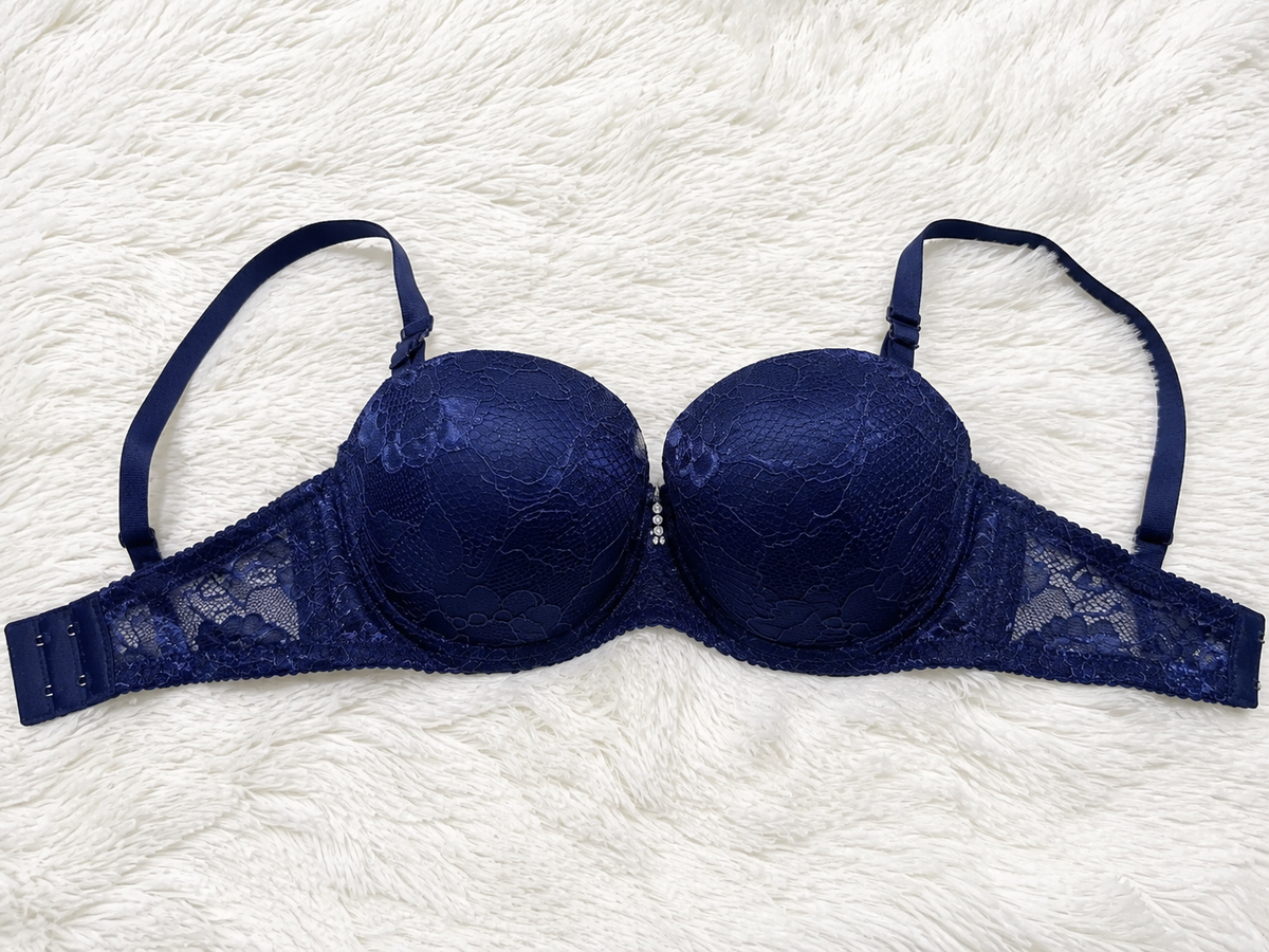 Majestic Wine Satin-Lace Bra