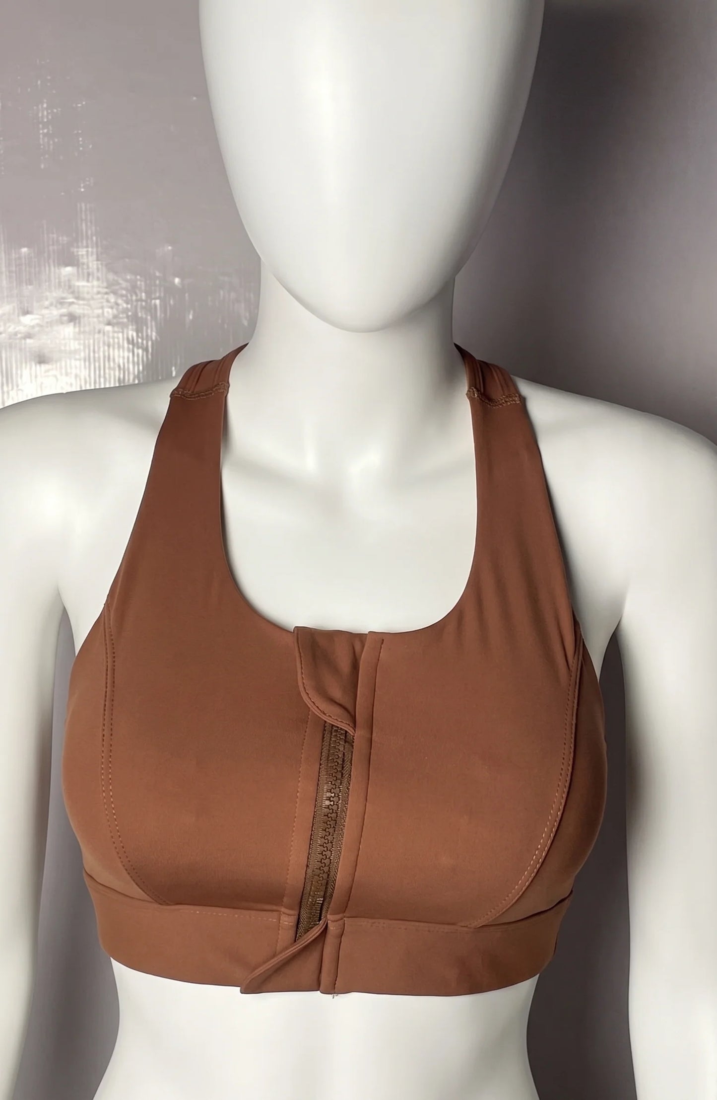 Apex Front-Zip Comfort Sports Bra