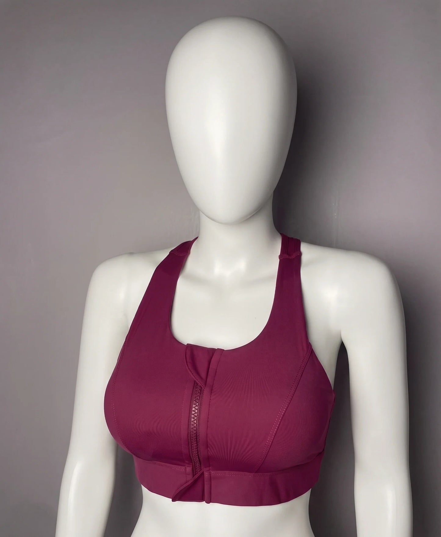 Apex Front-Zip Comfort Sports Bra