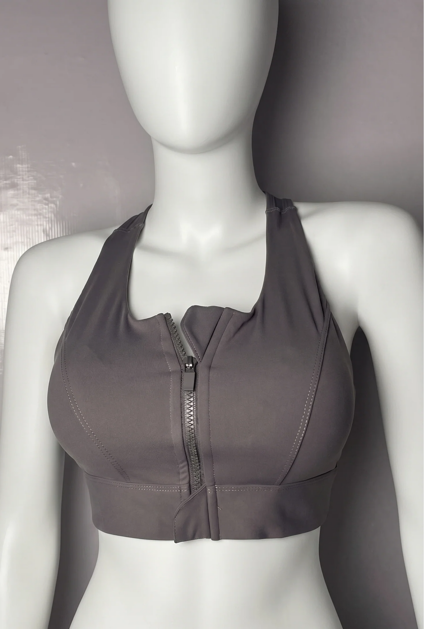 Apex Front-Zip Comfort Sports Bra