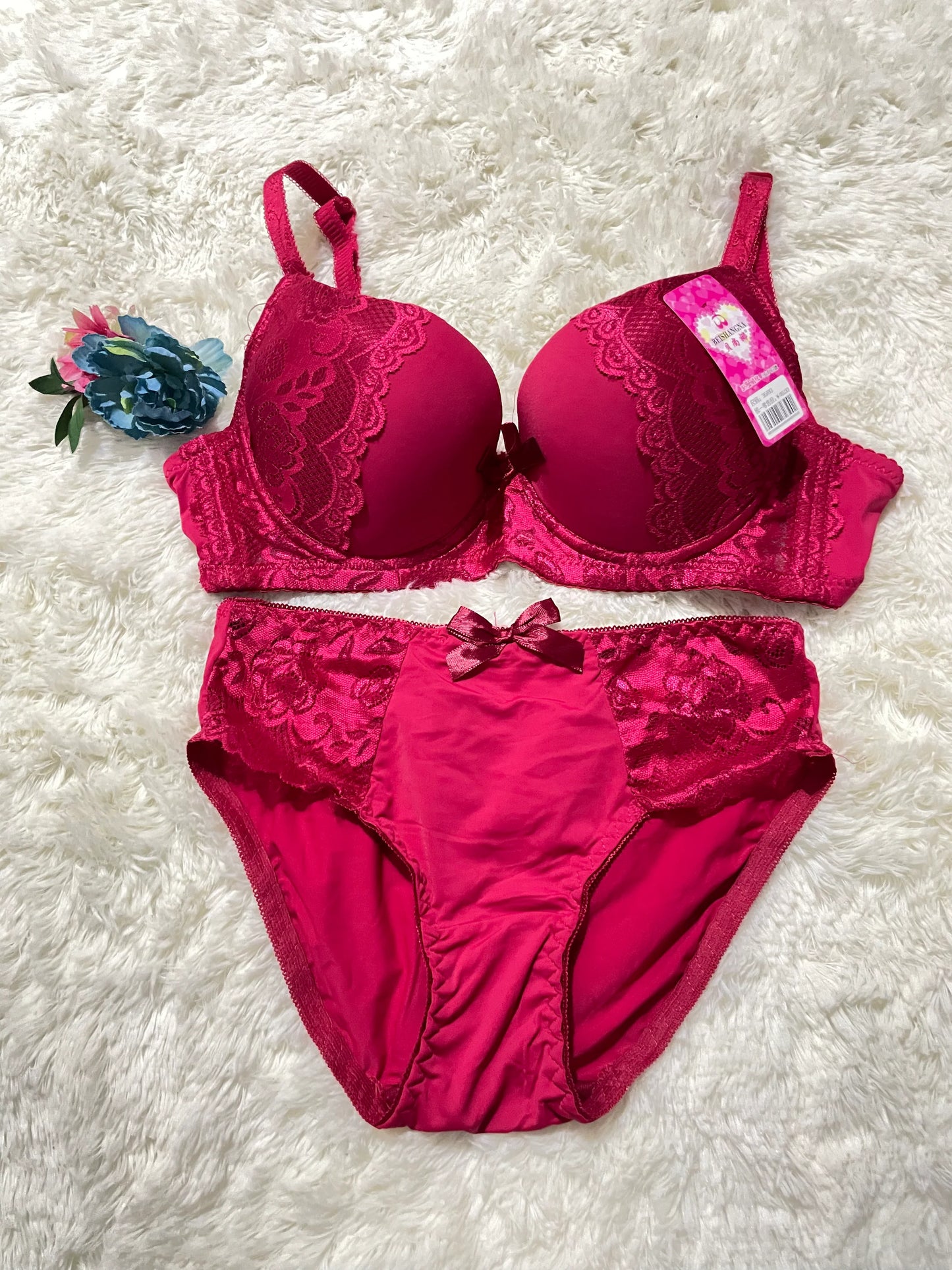 Serene Lace Elegance Bra Set