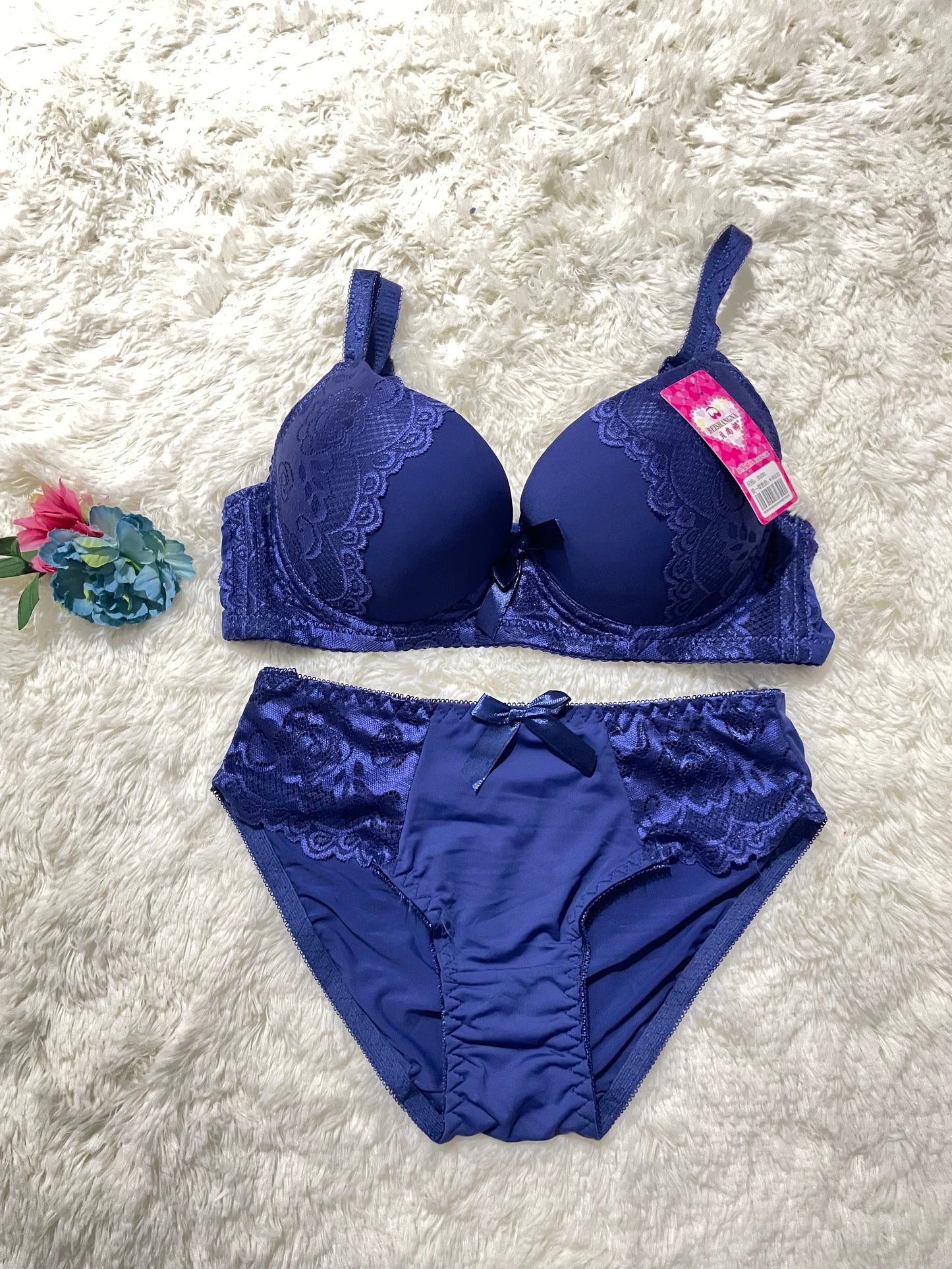 Serene Lace Elegance Bra Set