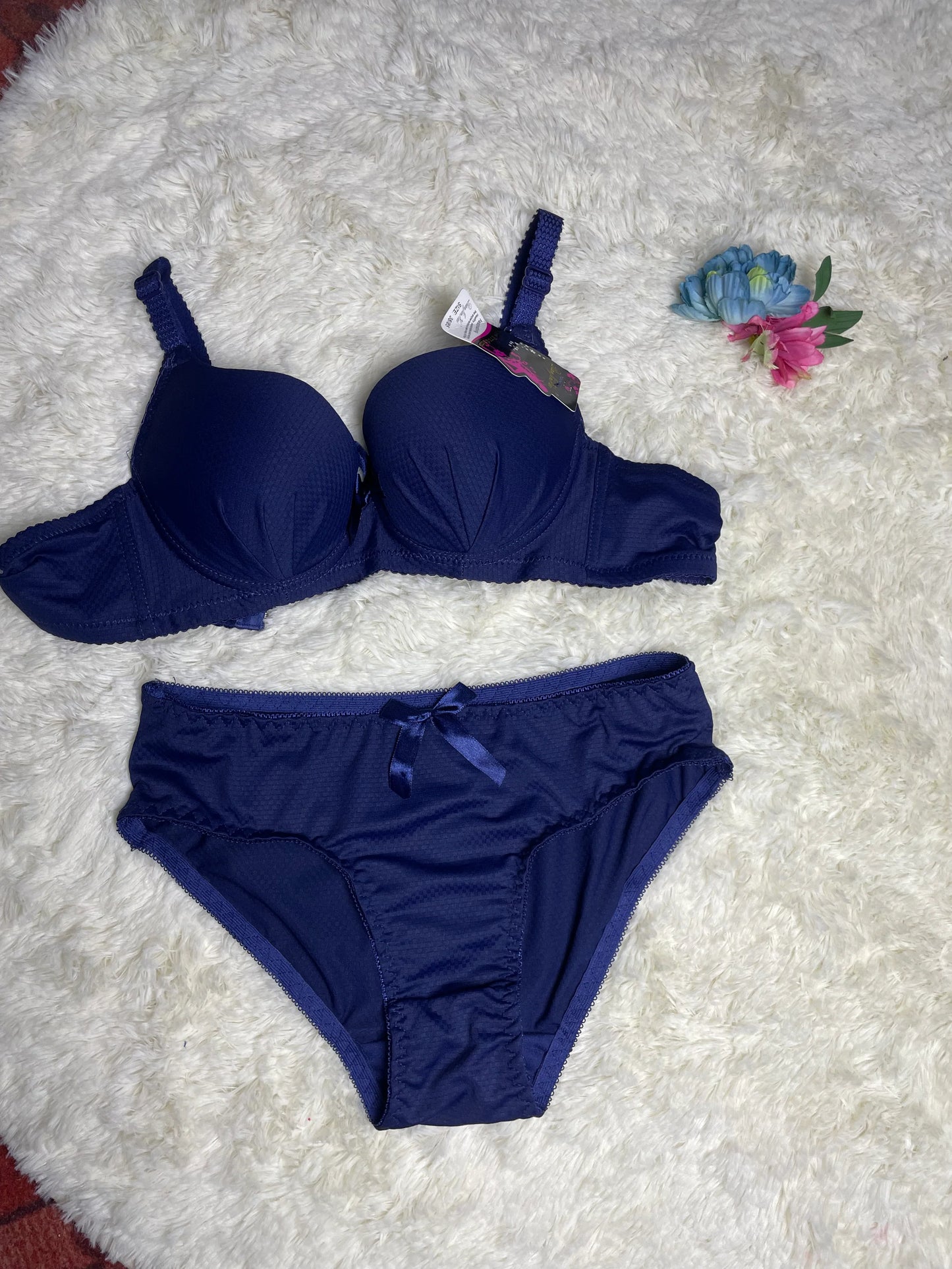 Blossom Pleat Bra Set